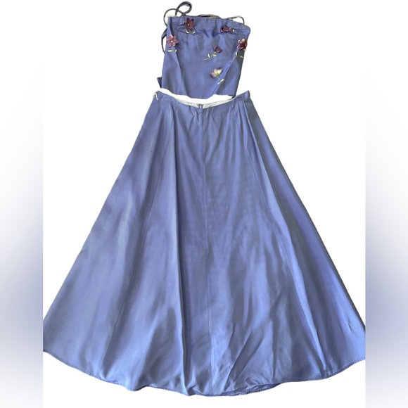 City Triangles Lavender Dress with Silver Accents sz 9/10 - Picture 1 of 7